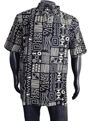 Bold Black & White Kitenge