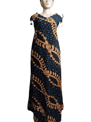 Diagonal Elegance Sleeveless Dress